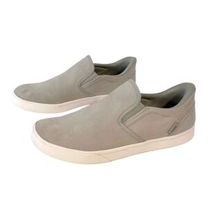 Kizik Venice Loafer Shoes Men's 11 Wide Women 12.5 Wide Gray Slip-On Canvas